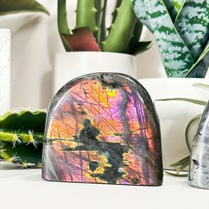 ลาบราโดไรต์สีม่วงแฟลชแรง ขายส่ง ไม่มีคราบ สำหรับบำบัดทางจิตวิญญาณ ของขวัญ ตกแต่งบ้าน ตกแต่งสำนักงาน - Product Image 4