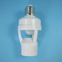 Support de lampe de capteur de mouvement de prise domestique intelligente