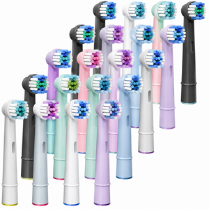 Têtes de brosse de rechange pour brosse à dents électrique, accessoires de brosse à dents pour un nettoyage en profondeur, fournisseur en gros - Product Image 1