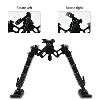 Vente directe usine V9-01 Trépied de tir léger pour sports de plein air avec support QD 20mm et accessoire de maintien robuste