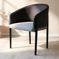 Chaises de salle à manger modernes de luxe en cuir et tissu |   Fauteuils minimalistes italiens |   Chaises de réception et de réunion pour bureau