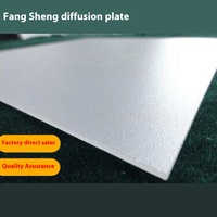 Vente directe d'usine, feuille diffuseur en acrylique PC givré antistatique pour éclairage LED, panneau de diffusion, abat-jour