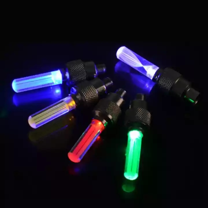 Цветной Водонепроницаемый светодиодный фонарь Vibe для велосипедных шин, колесный клапан, велосипедные аксессуары, велосипедные спицы, велосипедная лампа, велосипедные запчасти, аксессуары