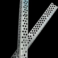 Profilé d'angle métallique galvanisé pour plafond suspendu en PVC et plâtre, pour ossature légère en acier