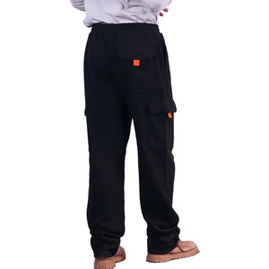 Pantalon de travail élégant ignifuge, poids moyen 10,5 oz, tissu en maille éponge ignifuge avec plusieurs poches - Product Image 3