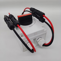 Interruptor Fotovoltaico de CC CE CYGL 40, Interruptor Aislador Solar Impermeable IP66, Desconectador de CC de 1200 V para Generación de Energía Solar