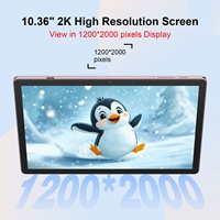 Tablet PC C idea Factory de 10.36 Pulgadas, 8GB de RAM + 1TB de ROM, Android 14, Procesador Octa Core, Batería de 10000mAh, Color Rosa, Tablet con Ranura para Tarjeta SIM