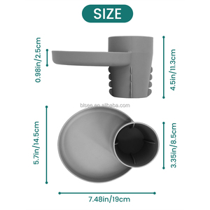 Bandeja de Viaje para Asiento de Coche con Portavasos de 360 Grados y Portavasos de Plástico para Niños, Silla Elevadora, Cochecito - Product Image 1