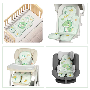 Tappetino Rinfrescante Ecologico e Traspirante per Passeggino 2024, Cuscino Fresco per Seggiolino <span class=keywords><strong>Auto</strong></span> Neonato per l'Estate - Product Image 5