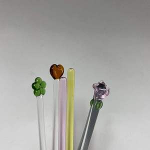 Mini cuillères à thé personnalisées, vente en gros, petites cuillères à café en verre pour le café, le sucre au Dessert, le gâteau glaces 1 pièce - Product Image 2
