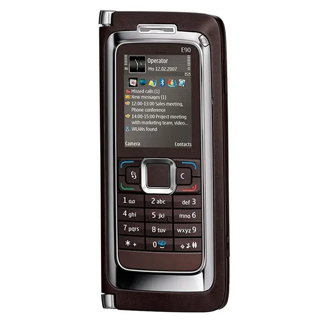 Gratis Verzending Originele Goedkope Ontgrendelde Klassieke Flip Qwerty Volledig Toetsenbord Mobiele Telefoon E90 Per Post