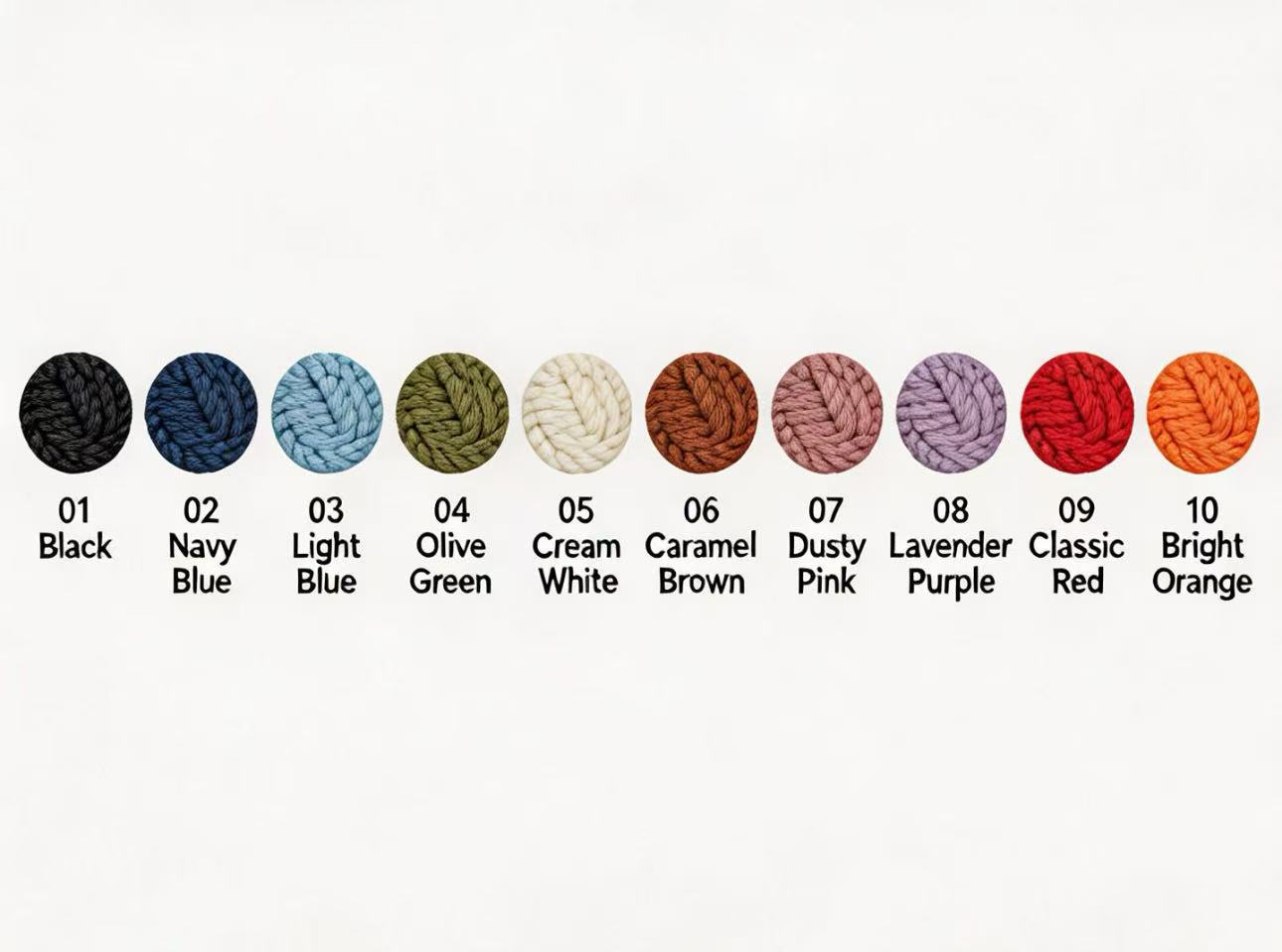 Couleurs variées