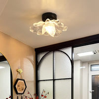 Luminaires de couloir, escalier, vestiaire, hall d'entrée moderne et simple, style simple, plafonnier en forme de fleur