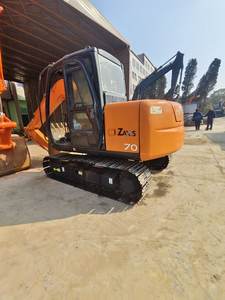 Mini-excavatrice Hitachi Zaxis 70 d'occasion, puissante, 7 tonnes, fabriquée au Japon, avec moteur, boîte de vitesses, pompe, PLC, composants d'origine - en excellent état - Product Image 5