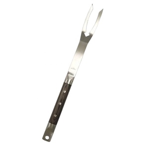Outils de cuisson pour <span class=keywords><strong>barbecue</strong></span> avec manche en <span class=keywords><strong>bois</strong></span> coloré, en acier inoxydable 430, 10 pièces - Product Image 4