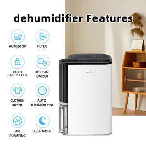 Deye CE CB 2024 meilleur purificateur d'air déshumidificateur machine 23L déshumidificateur commercial portable