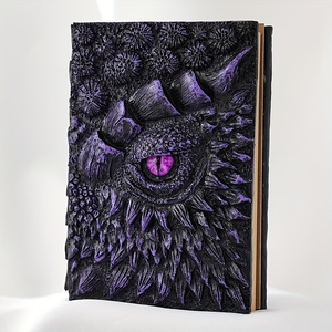 Wholesale Simple <strong>Personalized</strong> Dragon Eye Embossed Retro Loose-leaf <strong>Journal</strong> Creative Notebook <strong>Diary</strong> Customizable Dragon Eye - Product Image 4