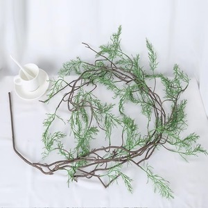 Tùy chỉnh nhân tạo cành cây nho 145cm dài cây xanh nhựa cành cây nho treo cho Giáng sinh bên nhà trang trí đám cưới - Product Image 5