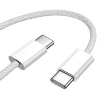 Câble USB-C vers Lightning blindé en nylon pour charge rapide et transfert de données pour téléphones iOS avec technologie PD