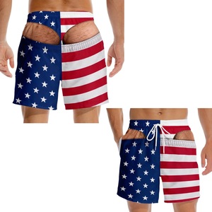 Slip <span class=keywords><strong>da</strong></span> bagno <span class=keywords><strong>da</strong></span> <span class=keywords><strong>uomo</strong></span> divertenti con stampa, taglio alto, sexy, per la spiaggia - Product Image 2