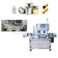 Machine de capsulage, scellage, emballage et étiquetage entièrement automatique de qualité alimentaire pour canettes de bière PET/PS/PVC, bouteilles en verre et caisses - Zhengzhou