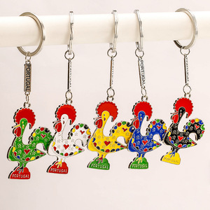 Laminated Gold Rooster Miniature Food Jordan Loops <strong>Japanese</strong> Pendant Charm for Bag Piercings <strong>Jewellery</strong> Making Wholesale Designer - Product Image 1