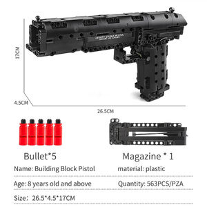 ตัวต่อ MOULD KING 14004 ปืนเดสเสิร์ทอีเกิล ของเล่นตัวต่อแบบ DIY สำหรับเด็ก ของขวัญคริสต์มาส ชุดตัวต่อแบบประกอบเอง - Product Image 4