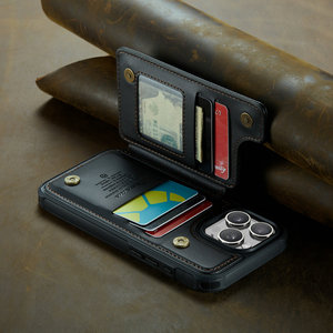 CaseMe <span class=keywords><strong>para</strong></span> iPhone 16 Pro Max 14 13 12 11 7 8 Plus funda accesorios cuero desmontable bolsa fundas traseras <span class=keywords><strong>para</strong></span> teléfonos 15 pro Max - Product Image 5