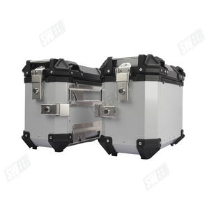 Caja Lateral para Motocicleta, Caja Superior de Aleación de Aluminio de 28L, Ajuste Universal para Motocicletas <span class=keywords><strong>Honda</strong></span> Nx400X Nx500X cb400x <span class=keywords><strong>cb500x</strong></span> - Product Image 4