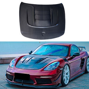 Kit de carrosserie en Fiber de carbone sèche <span class=keywords><strong>718</strong></span> capot moteur avant ventilé pour <span class=keywords><strong>Porsche</strong></span> <span class=keywords><strong>718</strong></span> 2016-2020 - Product Image 3