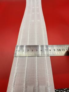 Регулируемая ширина, белая полиэфирная лента для штор, современный дизайн, моющаяся лента для штор, рельсов и аксессуаров - Product Image 4