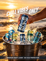 Cerveza Artesanal Extra Fuerte de Fábrica, OEM Personalizada, 5% vol. de Alcohol, Cerveza Lager Ligera de Malta