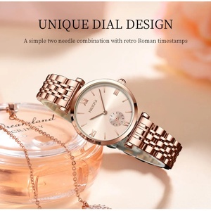 NIBOSI 2024 Rose Gold Wrist Watch Ladies Steel Women's Bracelet Watches Female <b>Clock</b> Women Watches Relogio Feminino Montre Femme - Product Image 3