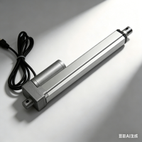 Mini-actuateur linéaire 2000N Course 50mm 100mm 150mm 200mm 300mm 400mm Tige télescopique Actuateur pousser-tirer 12V 24V