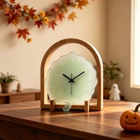 Moule en silicone INTODIY pour horloge à feuilles de bois, moule créatif pour horloge numérique à suspendre, moule pour pendentif d'horloge