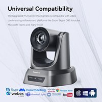 Caméra professionnelle Tenveo-NV20H 1080p/720p, caméra PTZ à 360 degrés, zoom 20x, caméra de visioconférence pour réunions en ligne