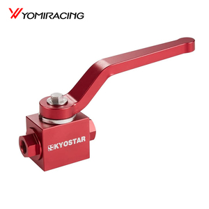 صمام قفل خط الفرامل Yomiracing KD4474BK مقاس 1/8 بوصة NPT، جديد، مصنوع من الألومنيوم المؤكسد الأسود، مناسب للاستخدام العام - Product Image 3