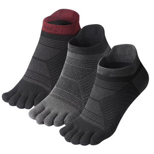 Ankle Knitted Five-toe Sports <b>Socks</b> Taiwan Made Eco-Friendly <b>Breathable</b> Coolmax Split-Toe Low-Cut Athletic <b>Socks</b> - Product Image 1