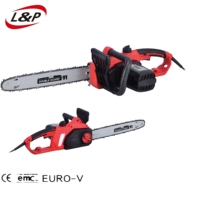 Gergaji Mesin Listrik Berkabel L&P AC 230-240V 2200W dengan Sistem Pelumasan Rantai Otomatis dan Pengaturan Tanpa Alat