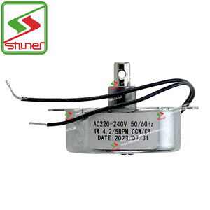 Moteur synchrone à basse vitesse AC220V 4W 5RPM pour <span class=keywords><strong>plateau</strong></span> <span class=keywords><strong>tournant</strong></span> de four à <span class=keywords><strong>micro</strong></span>-<span class=keywords><strong>ondes</strong></span> - Product Image 3