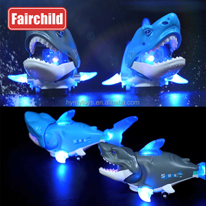 <span class=keywords><strong>Robot</strong></span> <span class=keywords><strong>Requin</strong></span> Musical Lumineux en Plastique Fonctionnant sur Piles, <span class=keywords><strong>Jouet</strong></span> Intelligent pour Enfants - Product Image 4