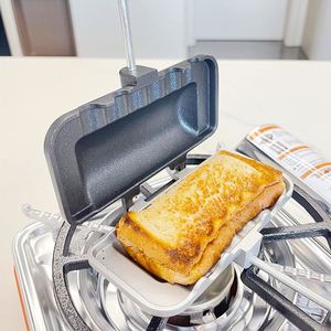Sartén Doble para Sándwiches Maxfree, Sartén para Camping, para Hacer Queso y Sándwiches, Utensilio para Hornear al Aire Libre - Product Image 1