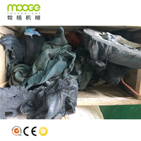 Broyeur de déchets HP/LD pour plastique/PP, broyeur de plastique et de bois à axe unique Schneider avec pompe et moteur Siemens