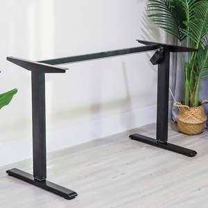 มอเตอร์แบบเดี่ยวสำหรับโต๊ะทำงานที่ติดตั้งได้รวดเร็วโต๊ะไฟฟ้าออกแบบตามหลักสรีรศาสตร์2ขั้นตอนโครงโต๊ะตั้งพื้นปรับความสูงได้ - Product Image 4