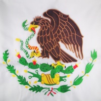Drapeau national mexicain de qualité, tailles personnalisées disponibles