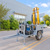 Foreuse de puits d'eau portable personnalisable 260m diesel machine de forage de puits d'eau pour alimentation en eau rurale