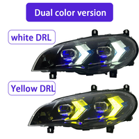 Pour X5 E70 07-13 : Kit de modernisation des phares en LED avec double lentille 12V 6000K