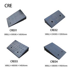 Rampe de trottoir portable en caoutchouc pour <span class=keywords><strong>la</strong></span> sécurité routière, utilisation en extérieur, limiteur de vitesse de 1 à 5 mph - Product Image 6