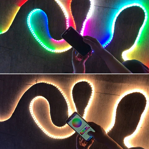 RGB kép màu trắng rgbww địa chỉ rgbic LED Strip ws2811 12V rgbic 3000K + 6500K kỹ thuật số pixel 2811 thông minh linh hoạt LED Strip ánh sáng - Product Image 6
