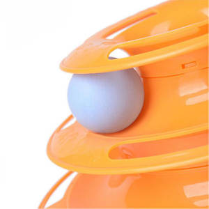 Sıcak satış 3-Layer interaktif oyun daire parça topu çiğnemek oyuncaklar kediler için <span class=keywords><strong>Pet</strong></span> malzemeleri-en çok satan kedi aksesuarları - Product Image 5